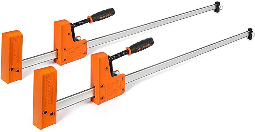 JORGENSEN Cabinet Master 36-inch 90° Parallel Jaw Bar Clamp, 2-pack…