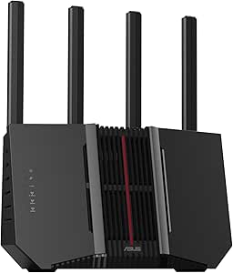 ASUS BE9700 Tri-Band WiFi 7 Router, Supports New 320MHz Bandwidth & 4096-QAM, MLO, AI WAN Detection, AiMesh Support, Subscription-Free Network Security & Comprehensive VPN Features, Smart Home Master