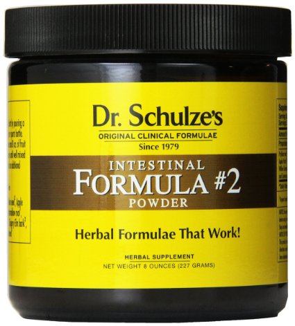 Dr. Schulze's Intestinal Formula #2 Powerful Intestinal Cleanse and Soothing Formula 8 Ounce Bulk Powder