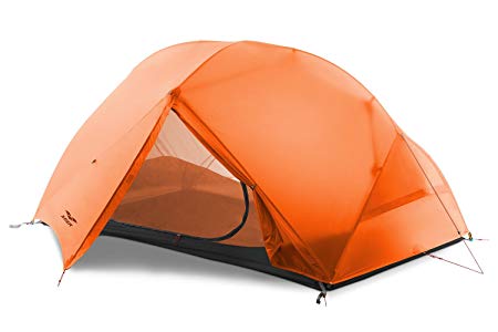 MIER 2-Person Backpacking Tent Easy Setup Lightweight Tent with Footprint, 3 Season & 4 Season Dome Tent