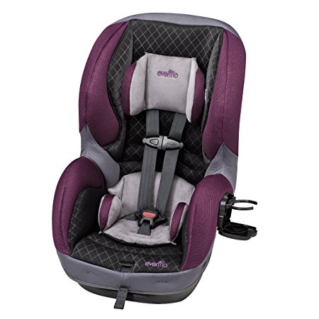 Evenflo SureRide 65 DLX Convertible Car Seat Sugar Plum, Grey