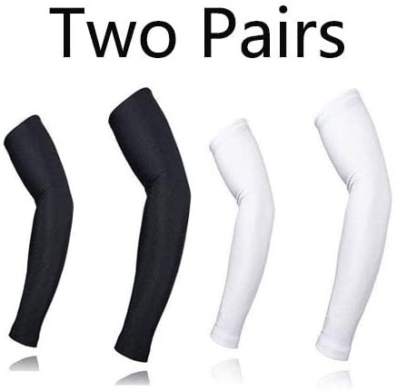 Xhwykzz UV Protection Cooling Arm Sleeves - UPF 50 Long Sun Sleeves for Men & Women. Perfect for Cycling, Driving, Running, Basketball, Football & Outdoor Activities. Performance Stretch & Moisture Wicking