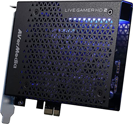 AVerMedia Live Gamer HD 2 - PCIe Internal Game Capture Card, HDMI and 3.5 mm, PassThrough, Ultra Low Latency,1080p60 Uncompressed Streaming Technology for PS4, Xbox, Switch Live Gamer - (GC570)
