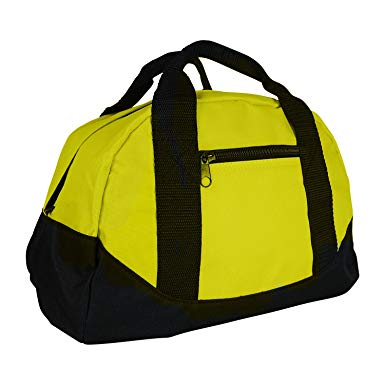 12" Mini Sports Gym Duffle Travel Bag, Carry-On (Royal, Red, Yellow) FREE RETURN