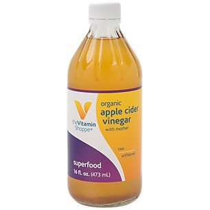 Organic Apple Cider Vinegar With Mother (16 Liquid Ounces) by The Vitamin Shoppe