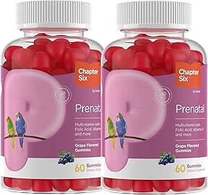 Zahler - Womens Prenatal Gummies - Grape Flavor - Prenatal Vitamins for Women with Folic Acid - Vegetarian & Kosher Pregnancy Vitamins - Womens Prenatal Multivitamin with A C D3 E B6 B12-120 Count