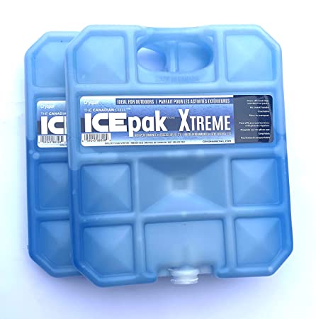 Cryopak The Canadian Chill ICEpak Xtreme 7x8x1 inch High-Performance Reusable Ice Pack With Double Gel Formula | For Insulated Lunch Bags and Coolers | Stays Frozen Longer Than Standard Ice Packs (2-PACK)