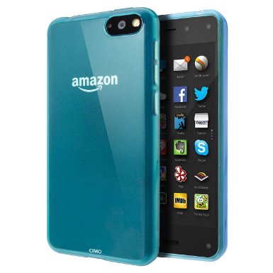 Amazon Fire Phone Case Cimo Flex Premium Slim TPU Flexible Soft Case for Amazon Fire Phone 2014 - Blue