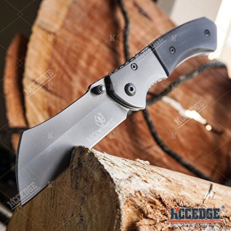 Buckshot Thumb Open Spring Assisted Stainless Steel Handle With Inlay Classic Razor Pocket Knife