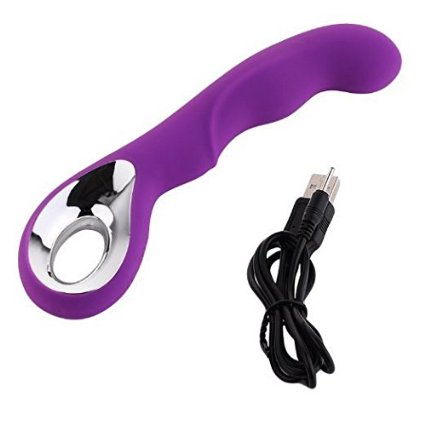 Tracy's Dog 10 Speed Female Vibrator, Clit and G spot Orgasm Squirt Massager,AV Vibrating Stick, Adult Sex Toys (Purple)
