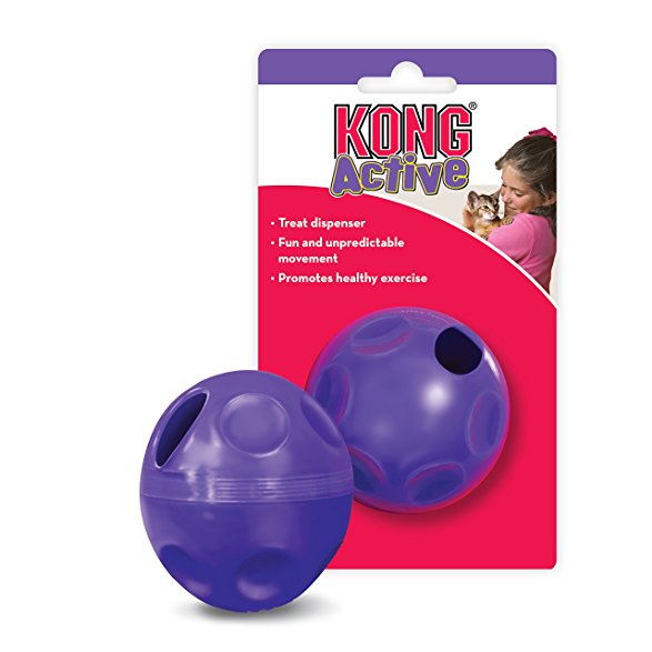 KONG Active Treat Ball Toy for Cats