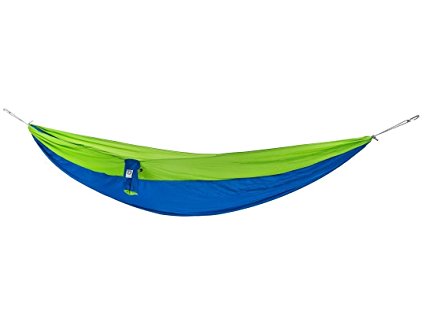 Twisted Root Design Double Hammock, Blue/Bright Green