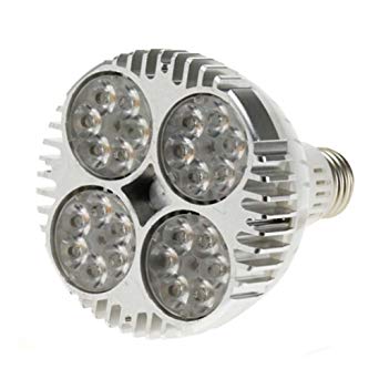 LEDHOLYT 35W(75w Equivalent) PAR30 24pcs LEDs White SpotLight Bulb E26 Project Tracking Light 15 Degree Beam