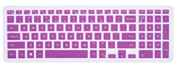 Keyboard Skin for 15.6" Dell Inspiron 15 7567 7577 7559, 15.6" Dell Inspiron 15 3541 3542 3543 3551 3552 3558 3567 3576 5545 5547 5548 5555 5558 5559 5577, 17.3" DELL Inspiron 17 5748 5749 5755 5758