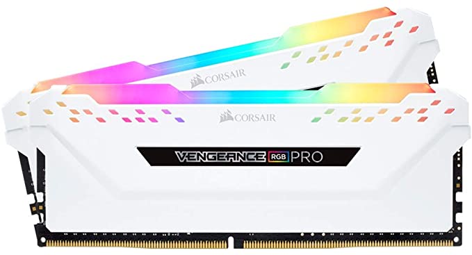 Corsair VENGEANCE RGB PRO 16GB (2x8GB) DDR4 3600 (PC4-28800) C18 Desktop memory – White,CMW16GX4M2D3600C18W