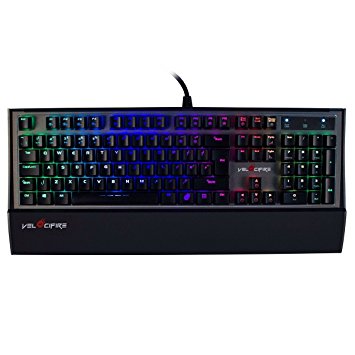 Velocifire VM90 104 Keys RGB Mechanical Gaming Keyboard With Black Switches