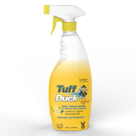 Tuff Duck Granite Countertop Daily Cleaner Sealer 22oz Marble Quartz with Lemon & Thyme essential oils
