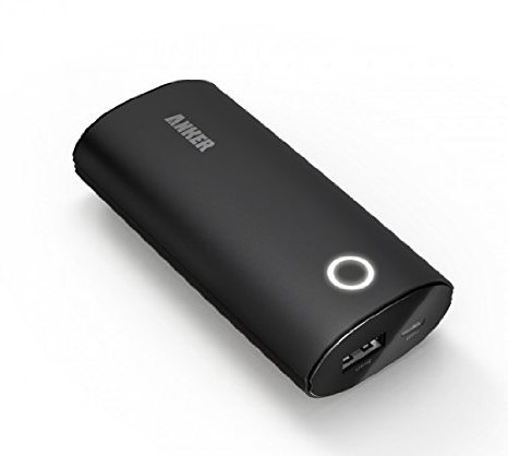 Anker 2nd Gen Astro 6700mAh (2A Output) Portable Charger  External Battery Power Bank with PowerIQ Technology for iPhone 6 Plus 5S 5C 5 4S, iPad Air 2 Mini 3, Samsung Galaxy S6 S5 S4 Note Tab, Nexus, HTC, Motorola, Nokia, PS Vita, Gopro, more Phones and Tablets (Black)