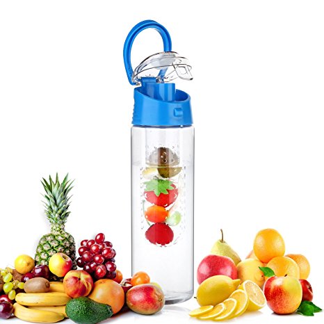 BPA Free detox Fruit infuser water bottle