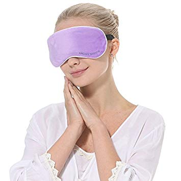 Aroma Season USB Heat Eye Mask Heated Pad Eye Compress Warm Compress For Eyesï¼Œ blepharitis Eye Mask Heated (Violet)