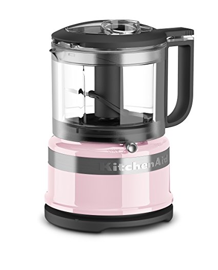 KitchenAid KFC3516PK 3.5 Cup Mini Food Processor, Pink