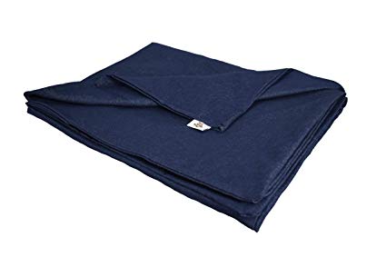 SENSORY GOODS Child - Deluxe - Made in America - Small Weighted Blanket 7lb Heavy Pressure - Denim (52" x 40") Provides Comfort and Relaxation