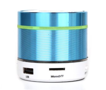 Ubit C-203-blue Bluetooth Wireless LED Light Speakers MiniBlue