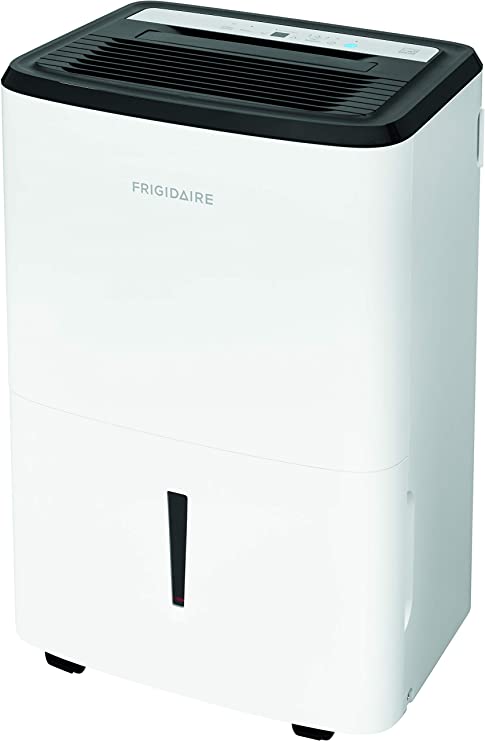 Frigidaire FFAP5033W1 Portable High Humidity 50 Pint Capacity Dehumidifier with Built in Pump