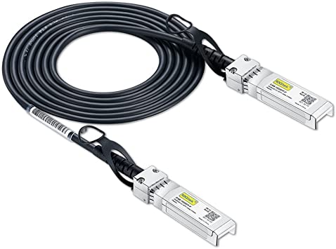 10Gtek for Ubiquiti SFP  Direct Attach Copper Cable, 10Gb SFP  DAC Twinax Cable, Passive, 2-Meter