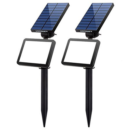 URPOWER 30 LED Solar Lights with Auto On/Off Waterproof Outdoor Landscape Lighting Garden Lights