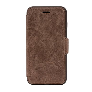 OtterBox STRADA SERIES Case for  iPhone 8 Plus & iPhone 7 Plus (ONLY) - Frustration Free Packaging - ESPRESSO (DARK BROWN/WORN BROWN LEATHER)