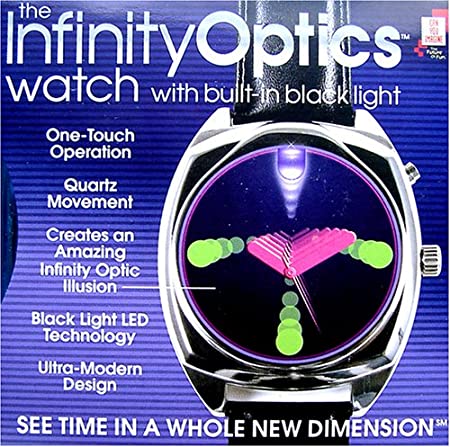 Infinity Optics Watch with Built-in black light LED technology