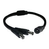 ESUMIC DC Power Female to Male Splitter Adapter Cable for LED Strip Light