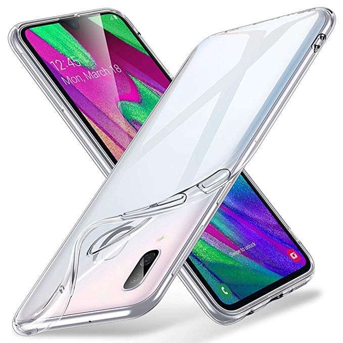 ESR Samsung Galaxy A40 Case, Slim Clear Soft TPU Case, Essential Zero Series Flexible Silicone Cover for Samsung Galaxy A40, Jelly Clear