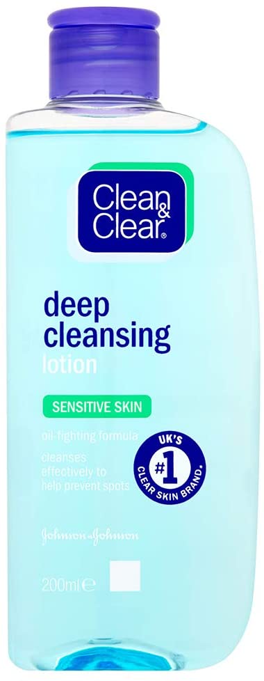 Clean & Clear Deep Cleansing Lotion For Sensitive Skin 200ml