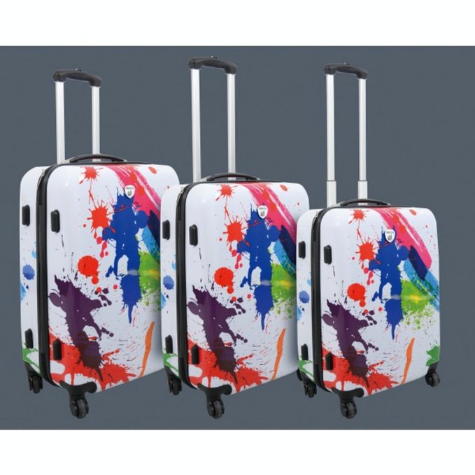 3 Pieces Polycarbonate (PC) Upright Luggage with Spinning Wheels