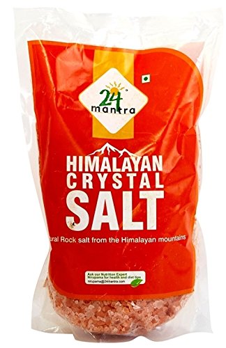 Himalayan Crystal Salt 2 Pounds Natural and Unrefined - 24 Mantra Organic