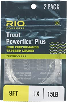 Rio Powerflex Plus 9 ft. Leader 2 Pack