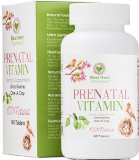 BEST Prenatal Vitamin One A Day 90 Count with Organic Blend Whole Foods Methylfolate folic acid and Methylcobalamin B12 Rich with Enzymes and Probiotics 100 Natural
