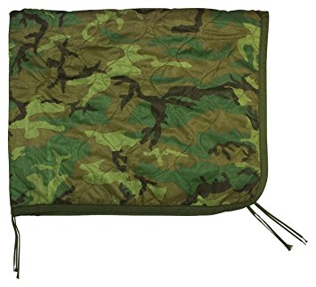 Rothco Government Poncho Liner, Woodland Camo