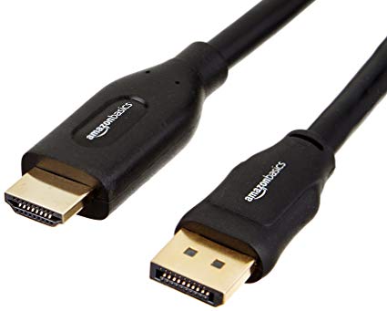 AmazonBasics DisplayPort to HDMI Cable - 25-Feet, 5-Pack