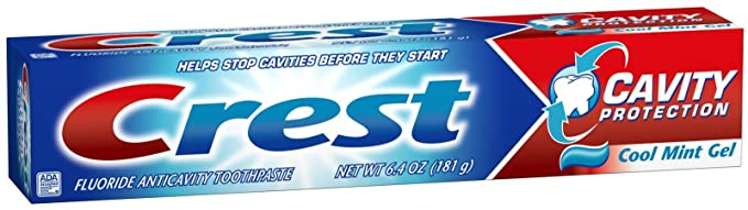 Crest Cavity Protection Toothpaste Gel, 6.4 oz