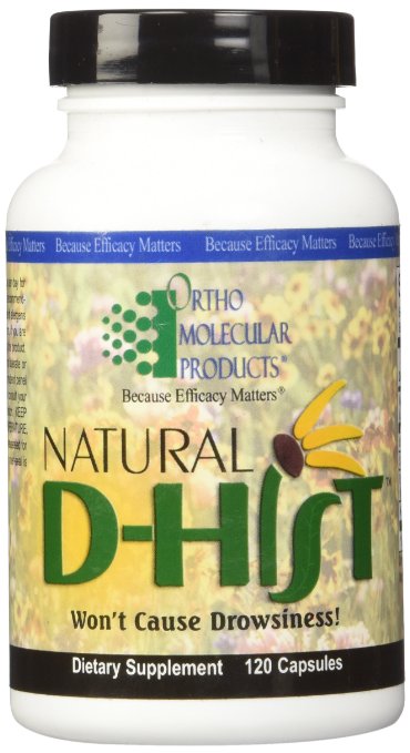 Ortho Molecular Product Natural D-Hist -- 120 Capsules