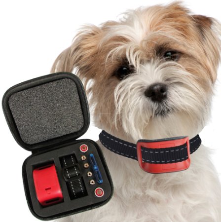 Our K9 Red Pet Safe Dog Bark Collar Training Collar for Small to Large Dogs 8-70 Lbs.