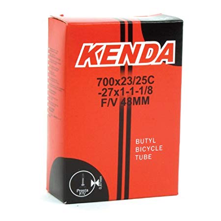 KENDA Road Bicycle Tube - 700 x 23/25 - Presta Valve