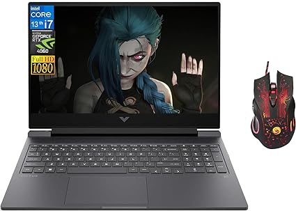 HP 2024 Victus Gaming Laptop, 16.1" FHD 144Hz Display, Intel Core i7-13700HX(16-core, Beats i9-12900HX), NVIDIA GeForce RTX 4060, 64GB DDR5 RAM, 4TB SSD, Backlit Keyboard, Wi-Fi 6E, Windows 11 Home