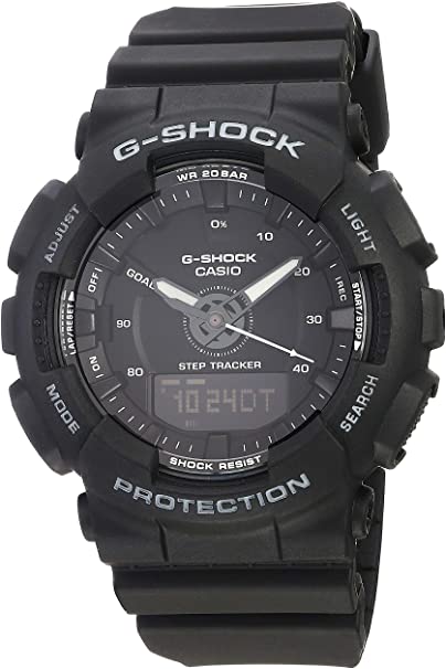 Casio Black 49mm Resin G-Shock Unisex Watch GMAS130-1A