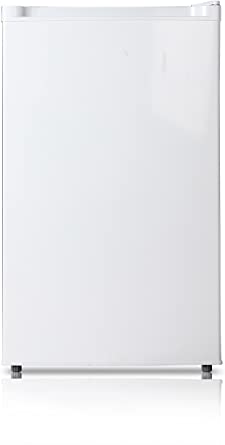 Midea WHS-109FW1 Compact Single Reversible Door Upright Freezer, 3.0 Cubic Feet, White