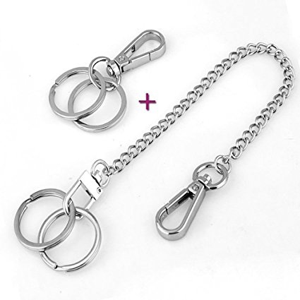 EVELTEK Metal key ring key chain with 4 rings(KE-05)
