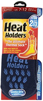 Heat Holders Mens Slipper Heat Holders, Deep Blue, US Shoe Size 7-12, 1 Pair